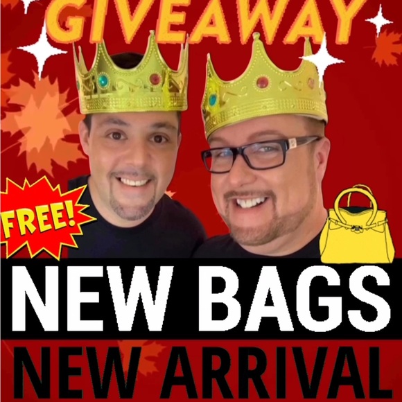 👑NONSTOP GIVEAWAYS,NEW GARMENTS &BAGS S-3X POL, EASEL,VERSACE,BRAHMIN,TORY BURCH - Picture 1 of 3
